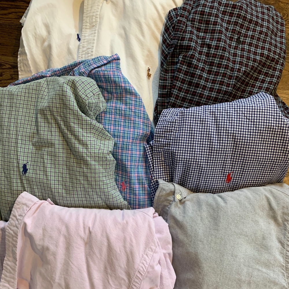 Lot of RL men’s 3XB button downs